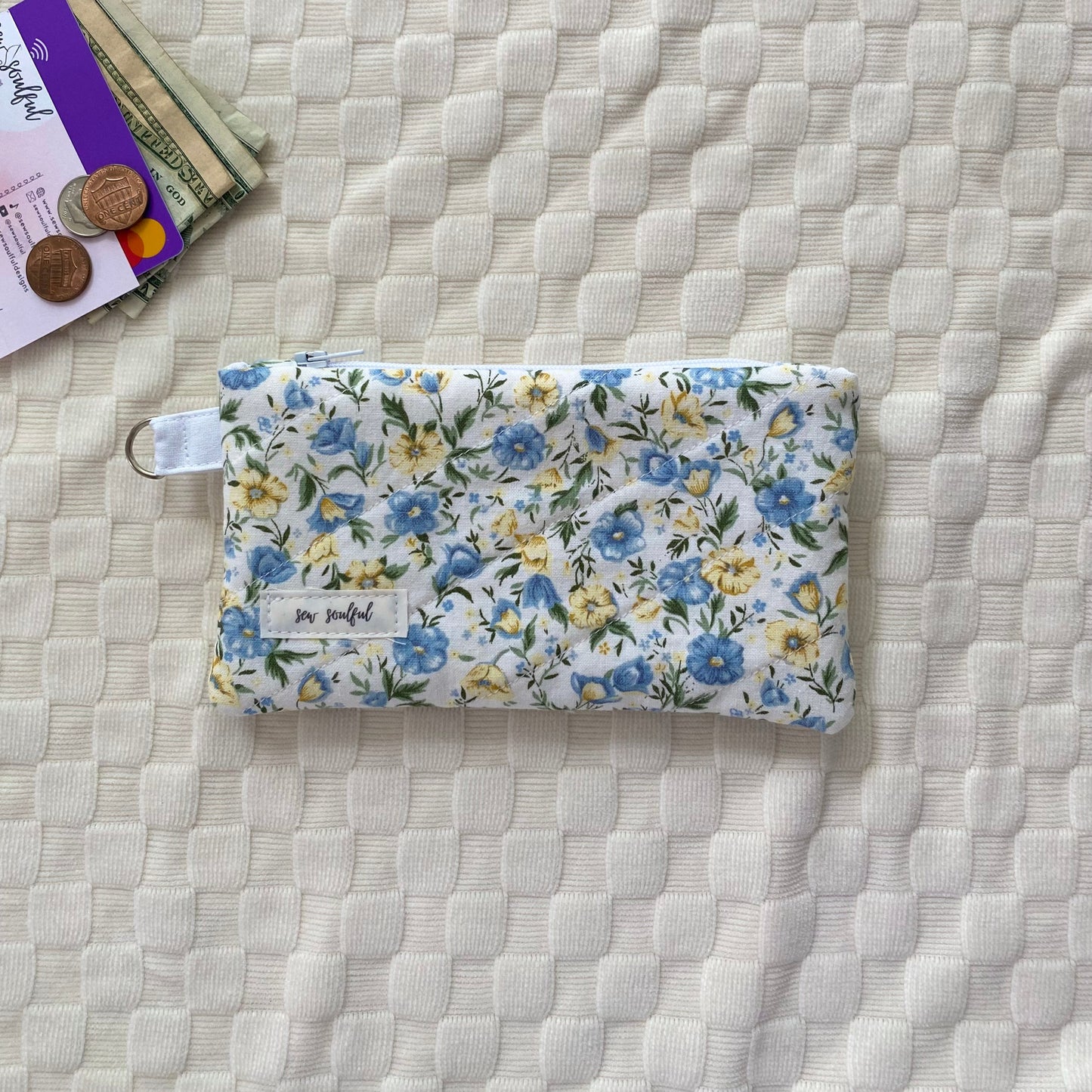 The Grandma's Garden Small Wallet Keychain