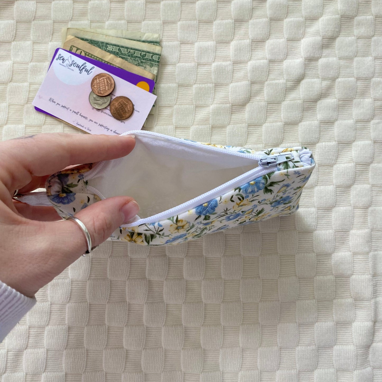 The Grandma's Garden Small Wallet Keychain