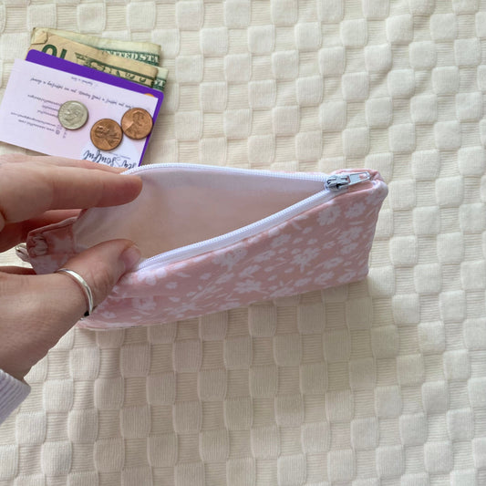 The Coral Blossom Wallet Keychain