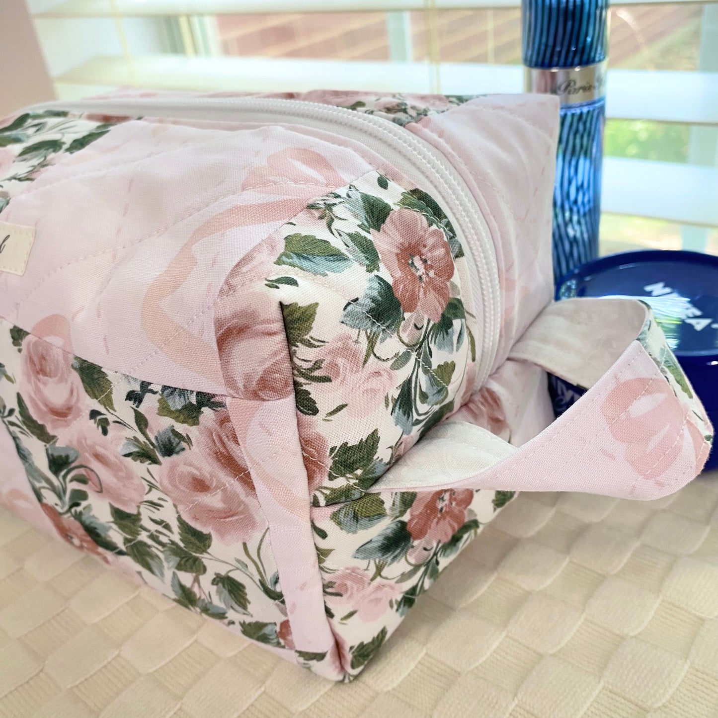 The Rosie Patchwork Makeup Bag