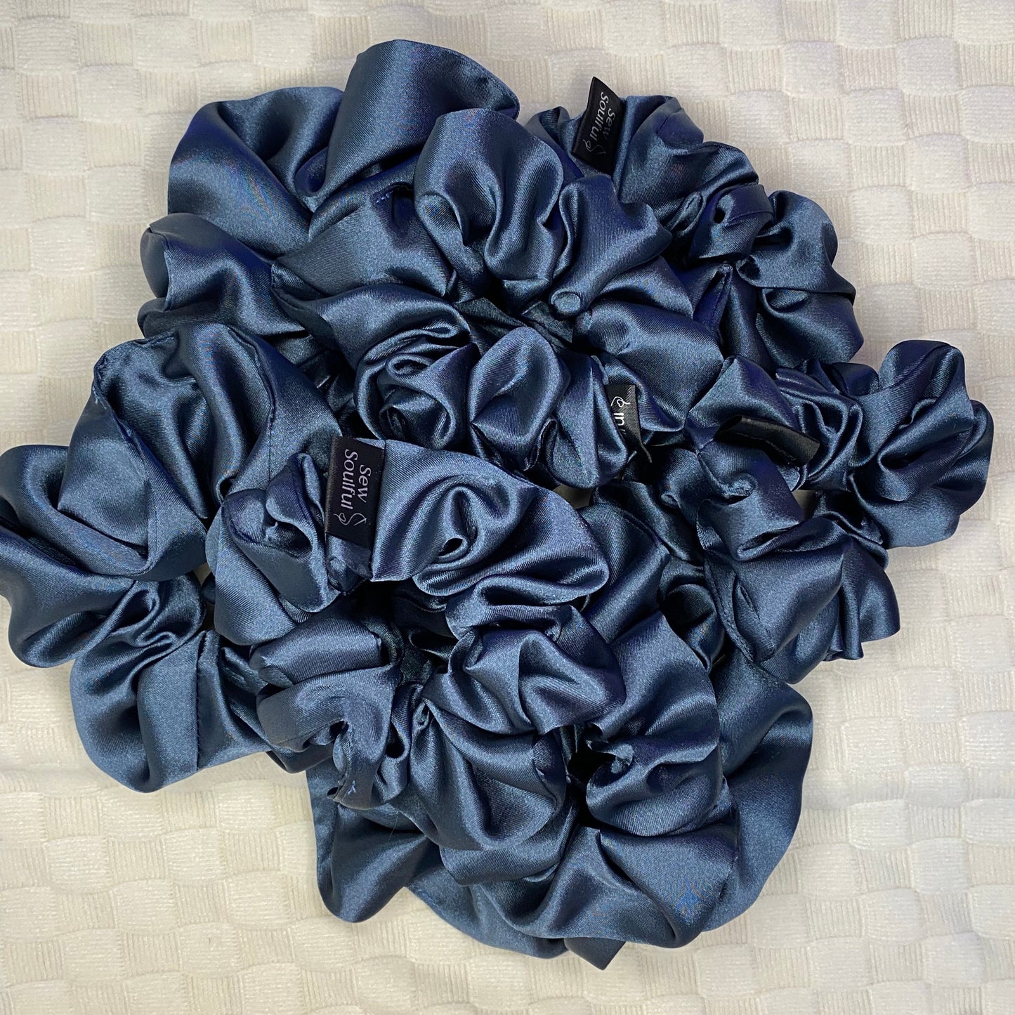 The Flagstone Satin Scrunchie