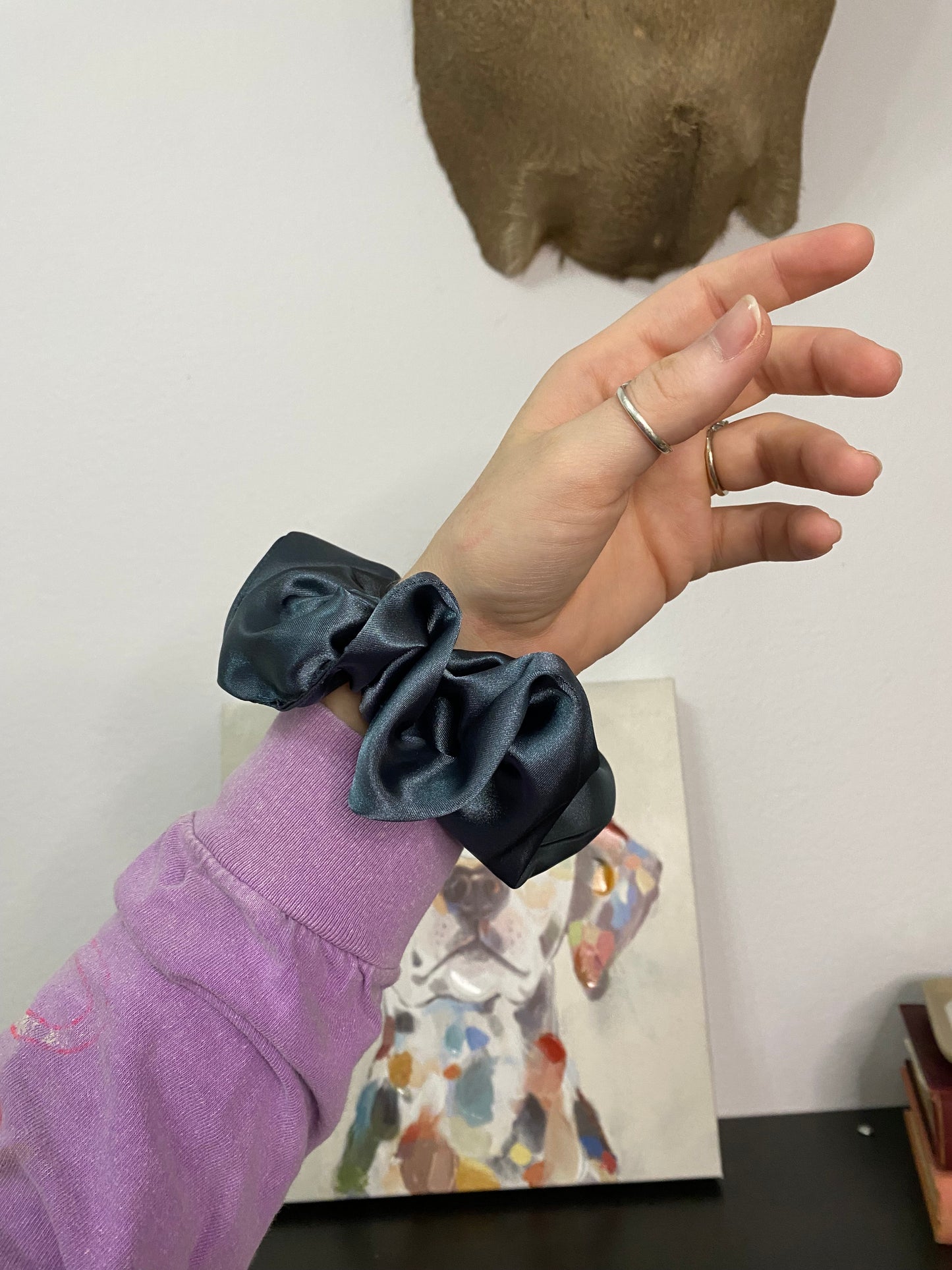 The Flagstone Satin Scrunchie