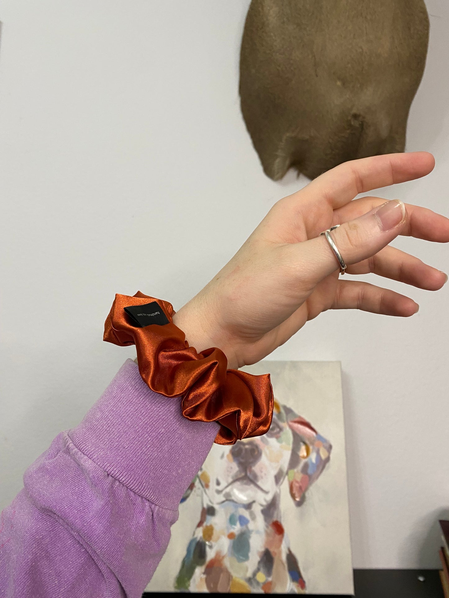 The Game Day Satin Scrunchie
