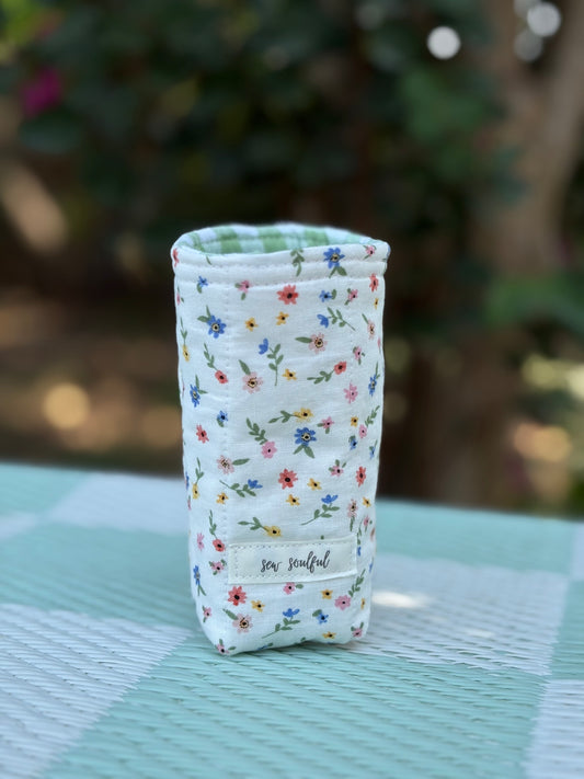 The Floral Meadow Slim Can Cozy