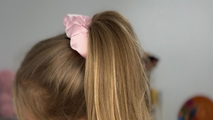 The Peridot Satin Scrunchie