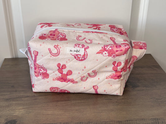 The Disco Cowgirl Makeup Bag