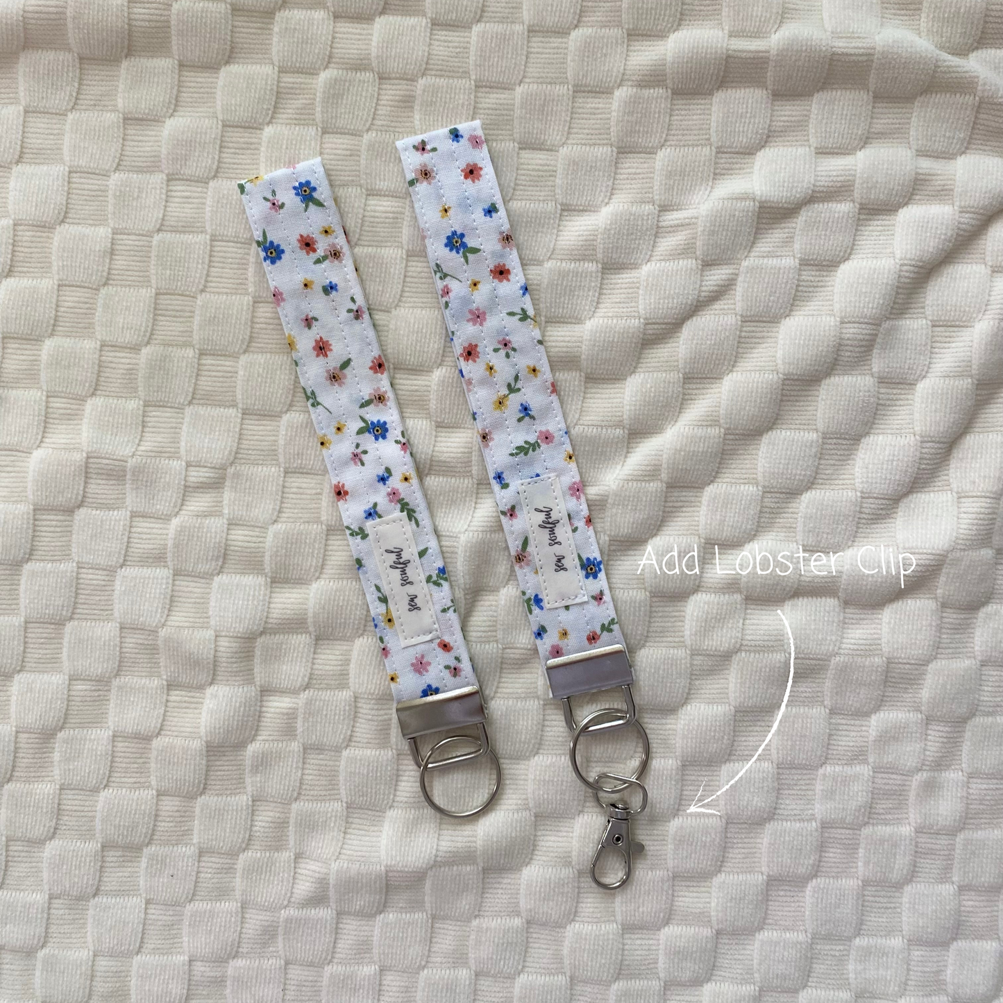 The Floral Meadow Wristlet Keychain