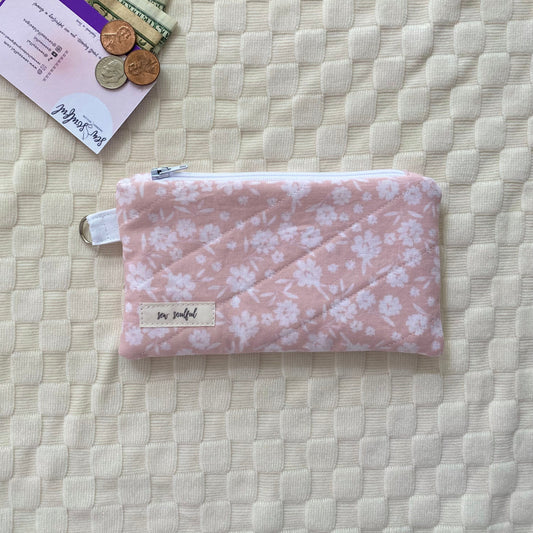 The Coral Blossom Wallet Keychain