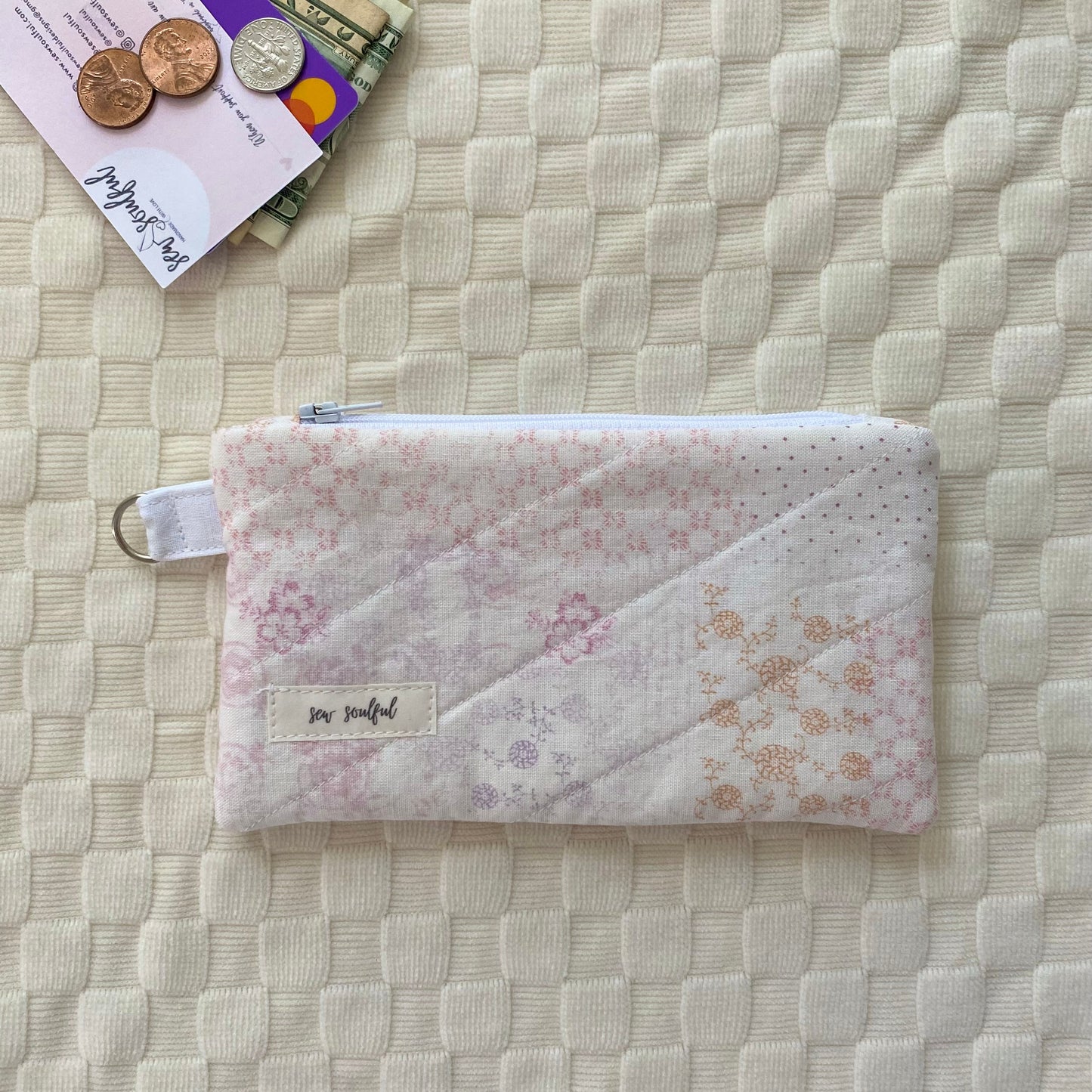 The Marigold Small Wallet Keychain