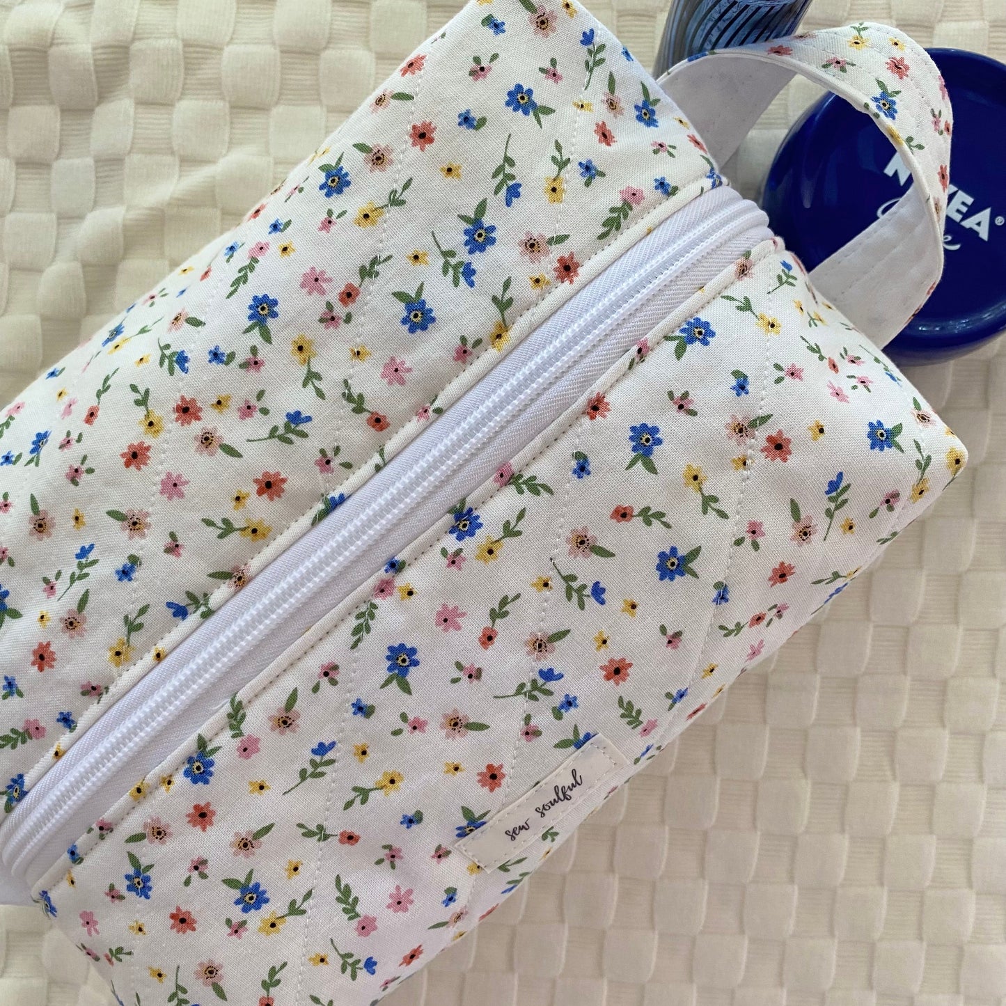 The Floral Meadow Makeup Bag