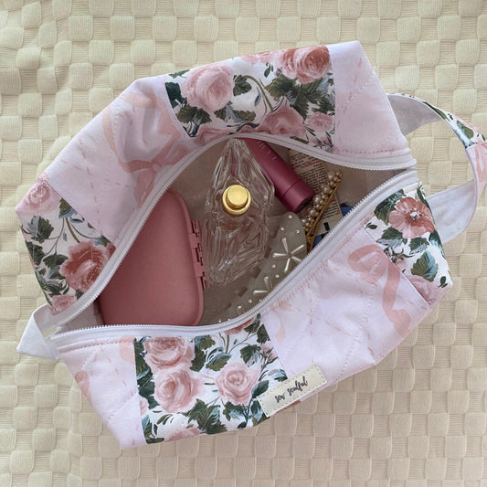 The Rosie Patchwork Makeup Bag