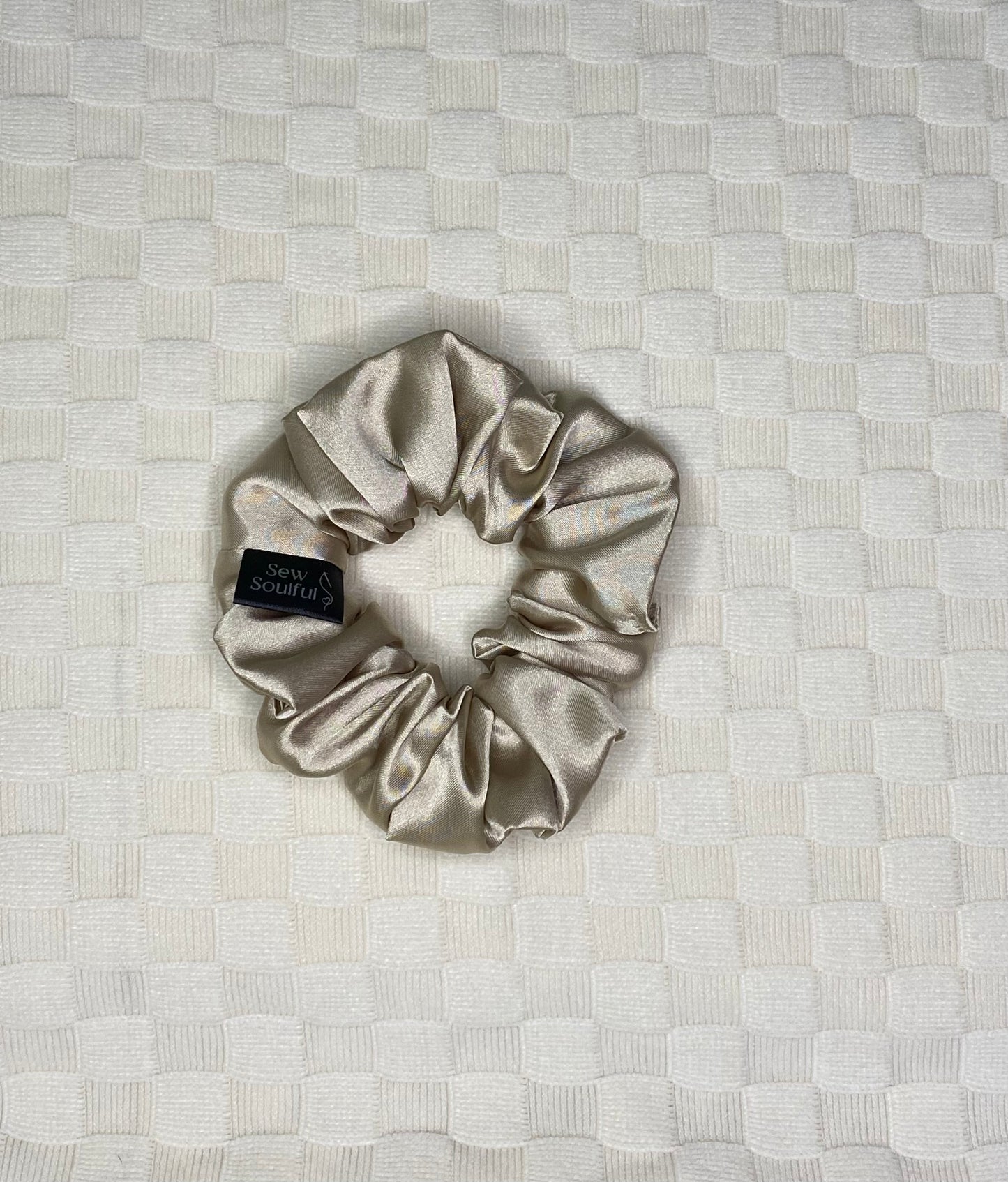 The Bubbles Satin Scrunchie
