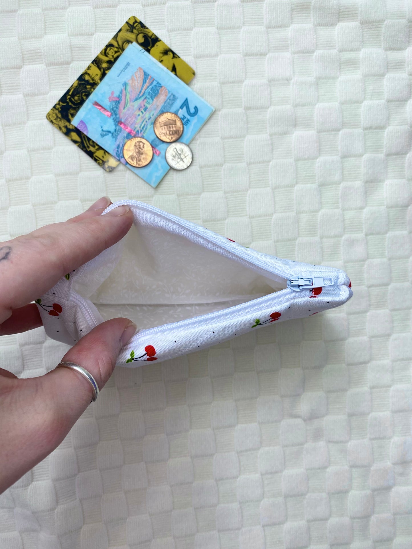 The Cheery Cherry Wallet Keychain