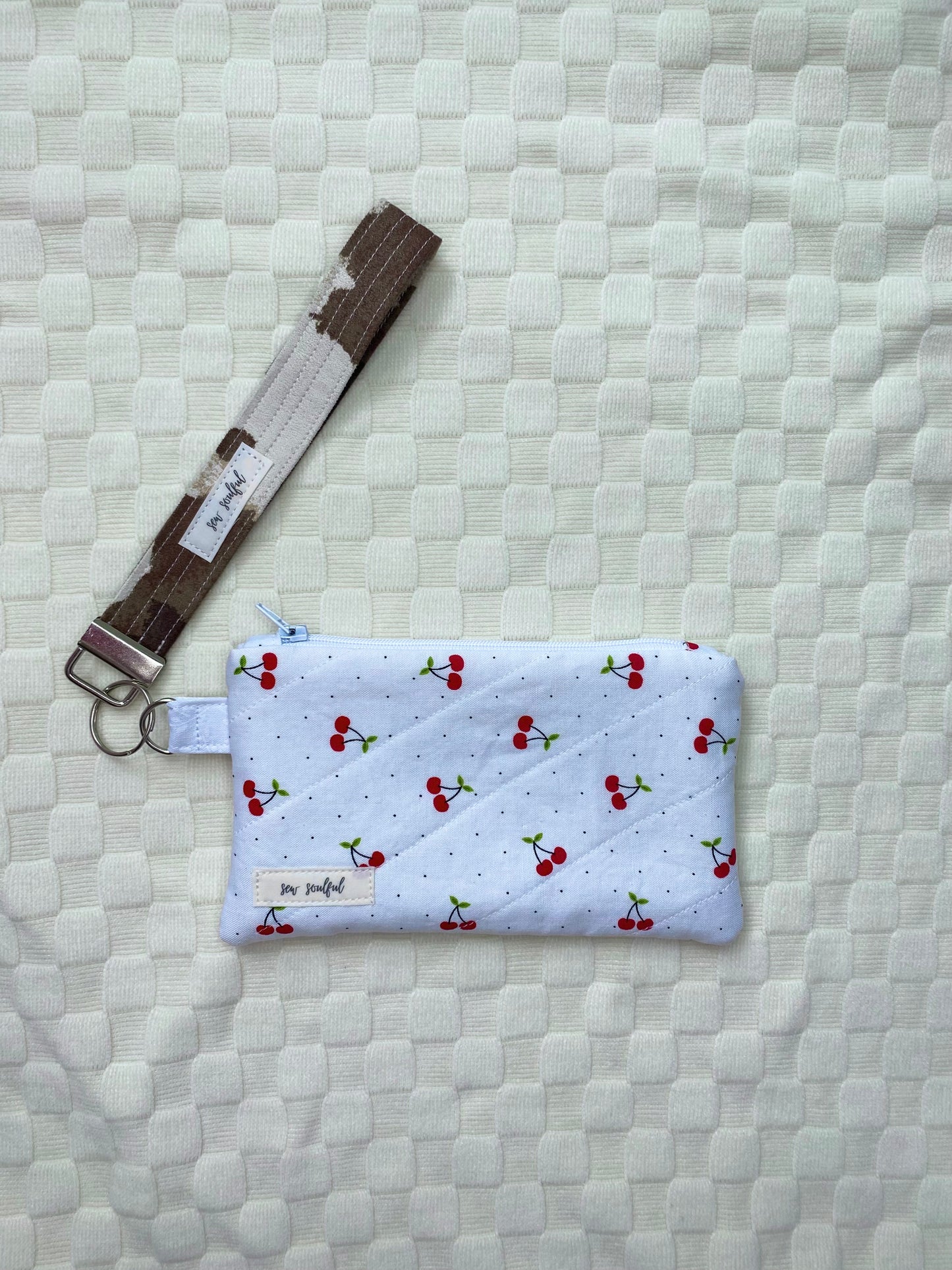 The Cheery Cherry Wallet Keychain