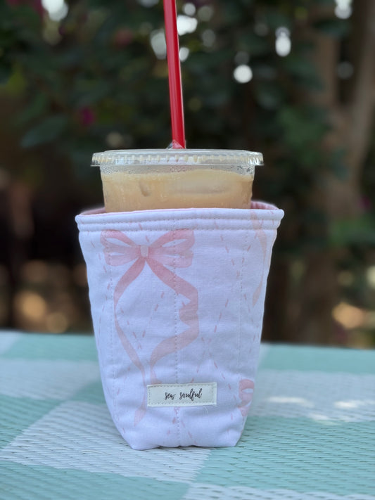The Bow-Peep Iced Coffee Cozy