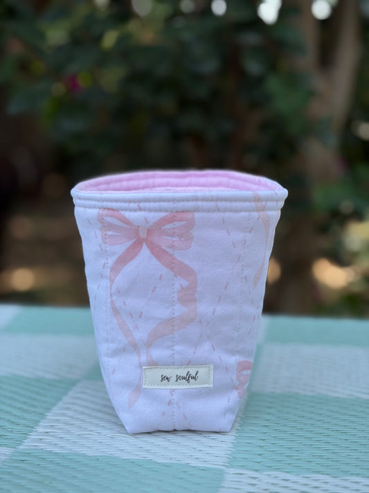 The Bow-Peep Iced Coffee Cozy