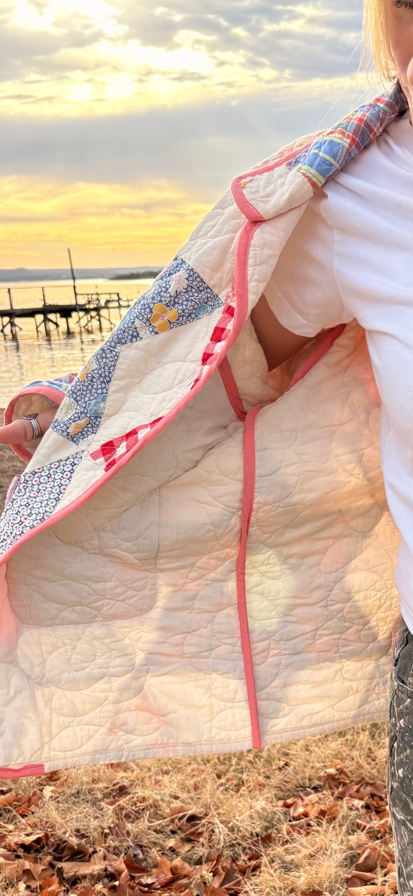 Star Patchwork Quilt Coat