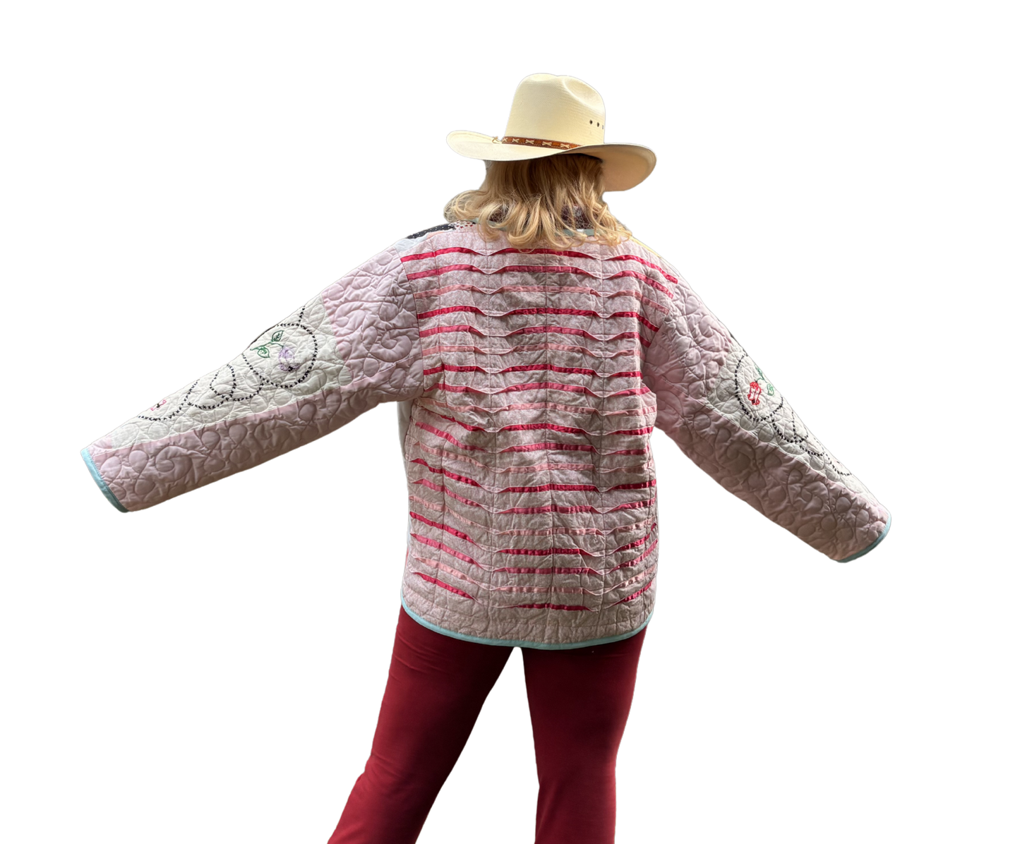 Sunbonnet Sue Vintage Quilt Coat - SM