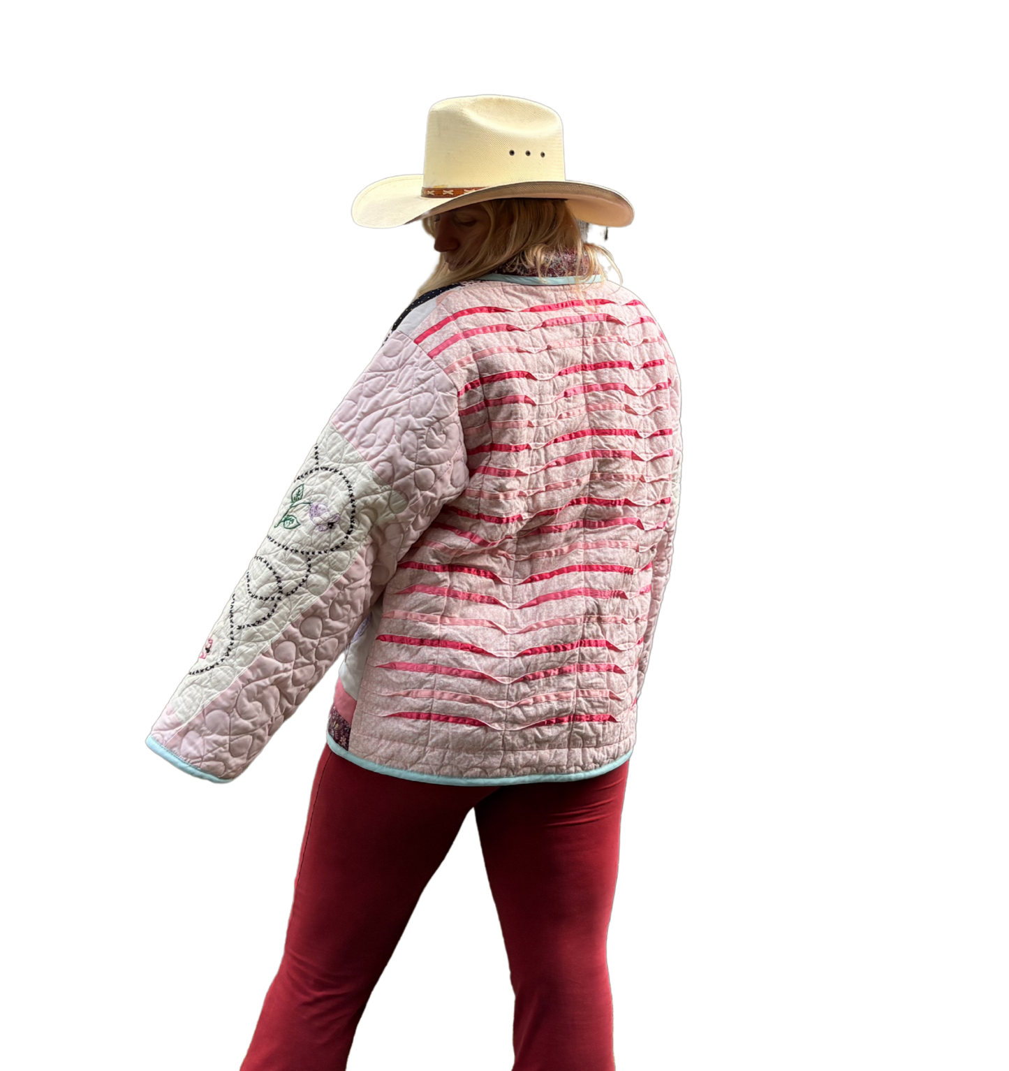 Sunbonnet Sue Vintage Quilt Coat - SM